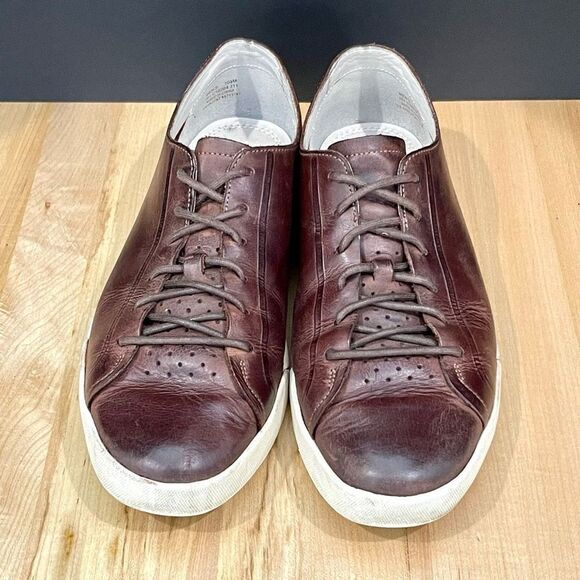 Cole Haan Brown Leather Retro Sneakers. Size 10.5M - Picture 3 of 10